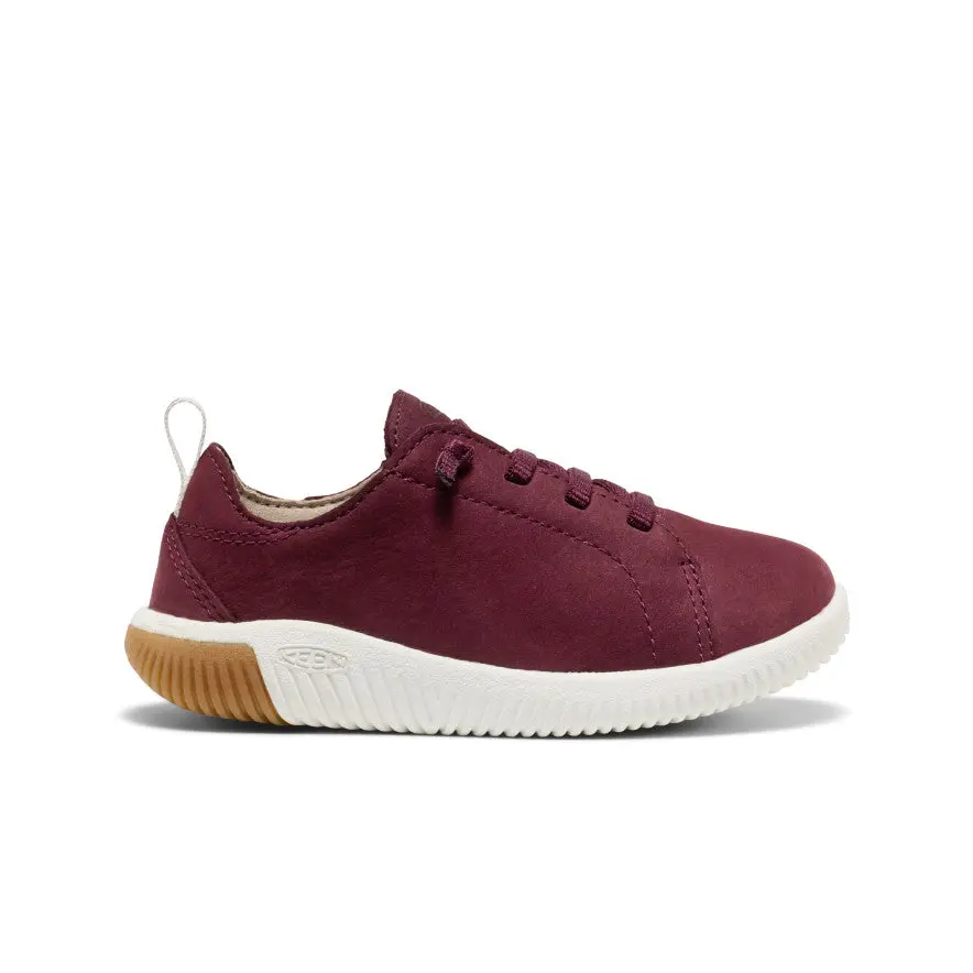 Little Kids' Knx Leather Sneaker  |  Fig/Star White 1