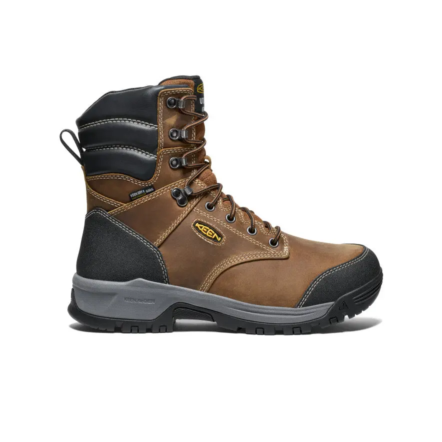 Men's Evanston 8" Insulated Waterproof Boot (Soft Toe)  |  Bison/Black 1