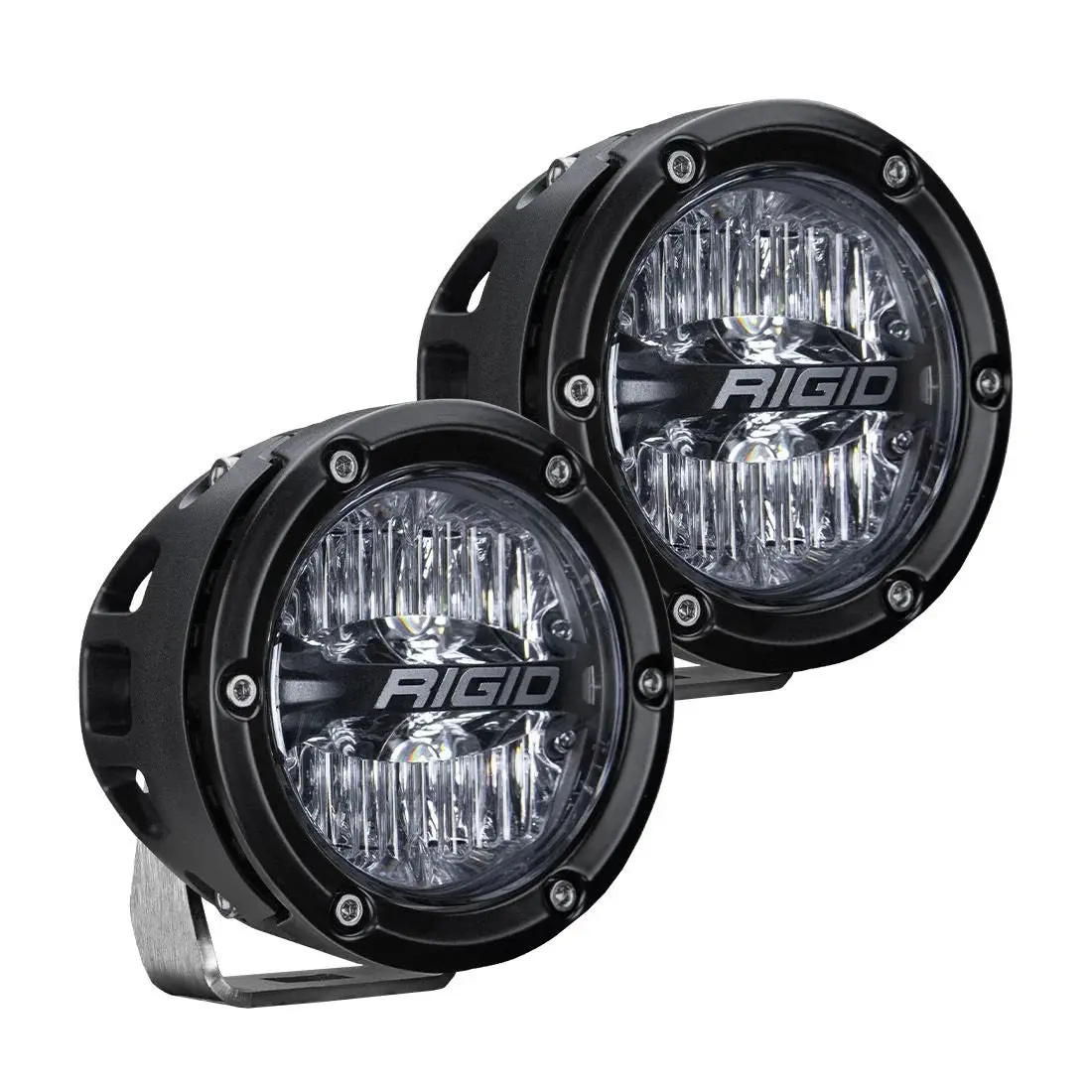 Rigid 2021-2025 Bronco A-Pillar Light Kit With A Set Of 360 Spot And A Set 360 Drive Lights - 46722 2