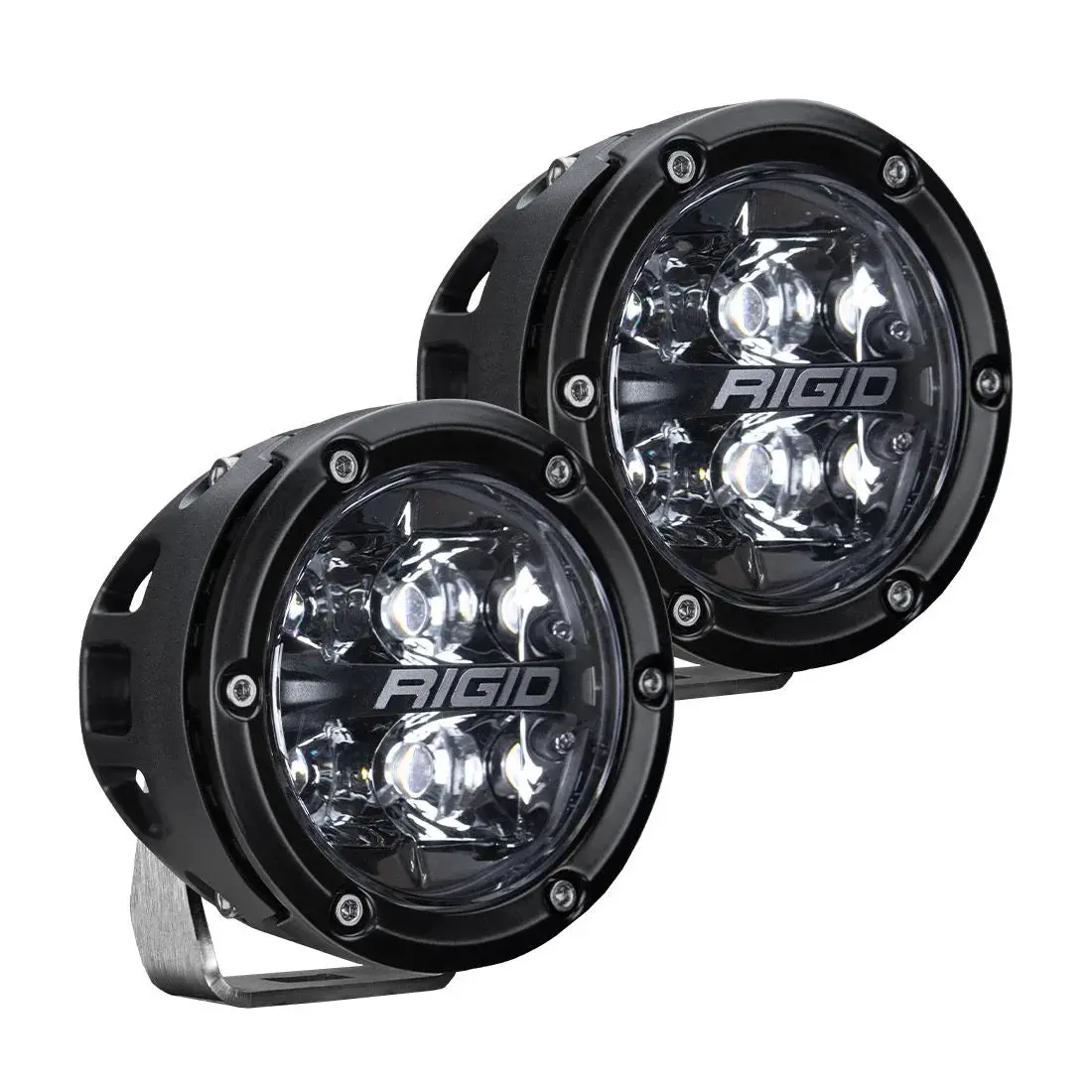 Rigid 2021-2025 Bronco A-Pillar Light Kit With A Set Of 360 Spot And A Set 360 Drive Lights - 46722 3
