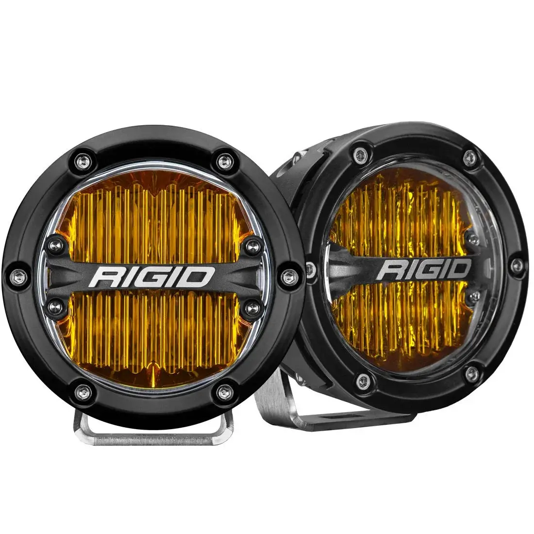 Rigid Industries 360-Series Pro Sae Fog Pair Yellow (New 2022) #36121 1