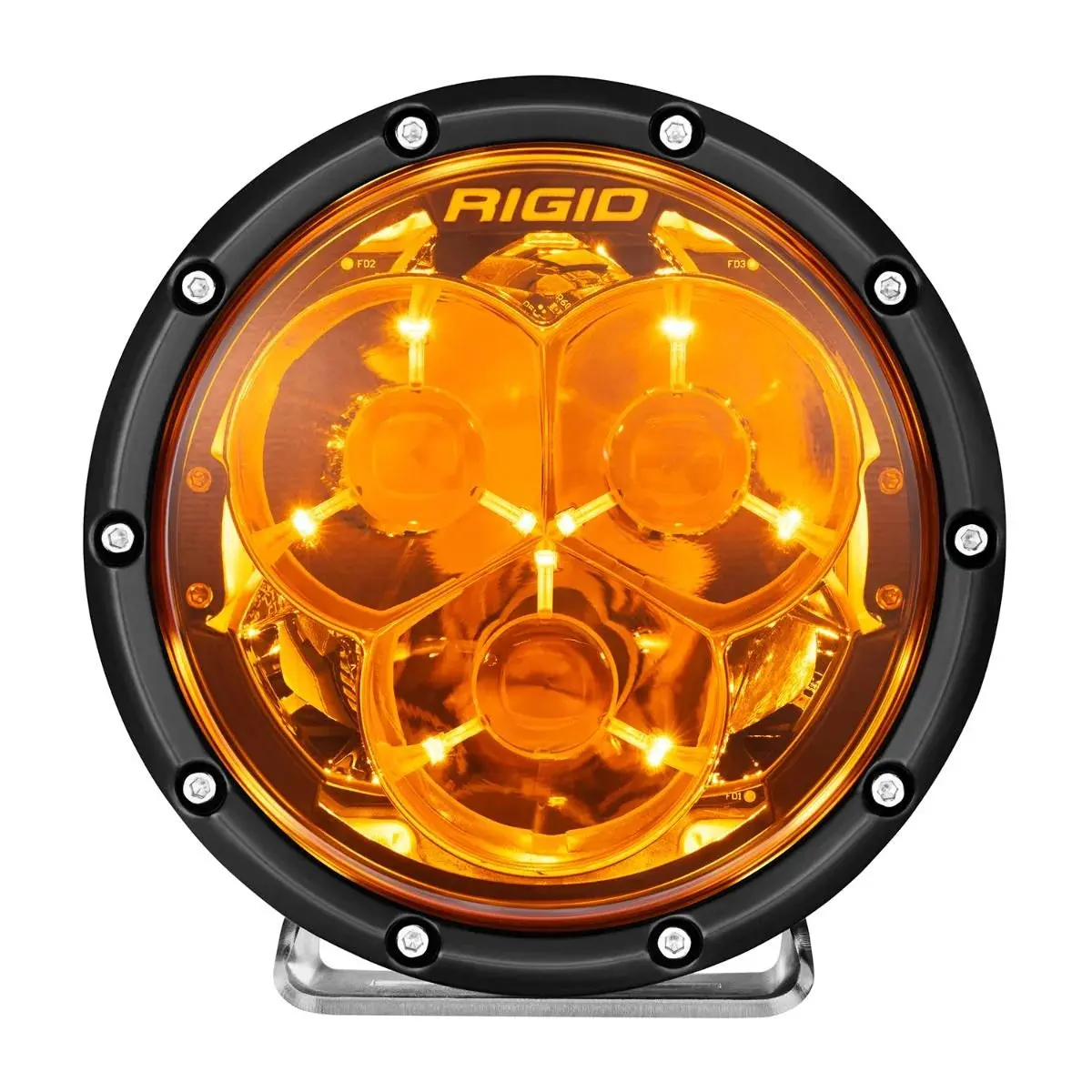 Rigid Industries 6 Inch 360-Series Laser Amber Pro With Precision Spot Optics And Amber Backlight - 36212 1