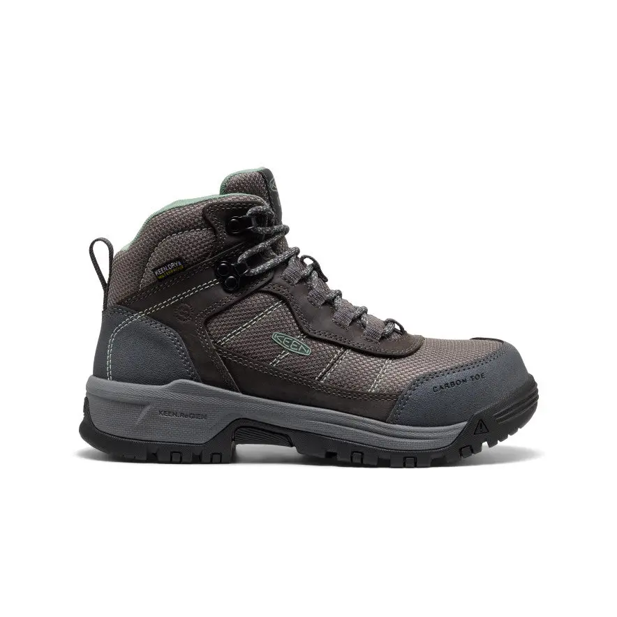 Women's Skokie Waterproof Work Boot (Carbon Toe)  |  Magnet/Black 1