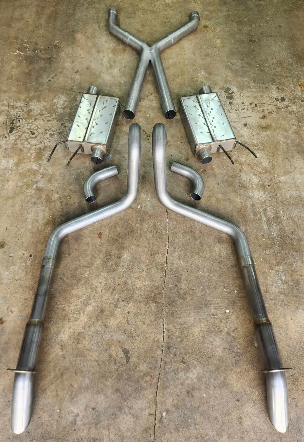 2 1/2" Cat-Back Exhaust System 1