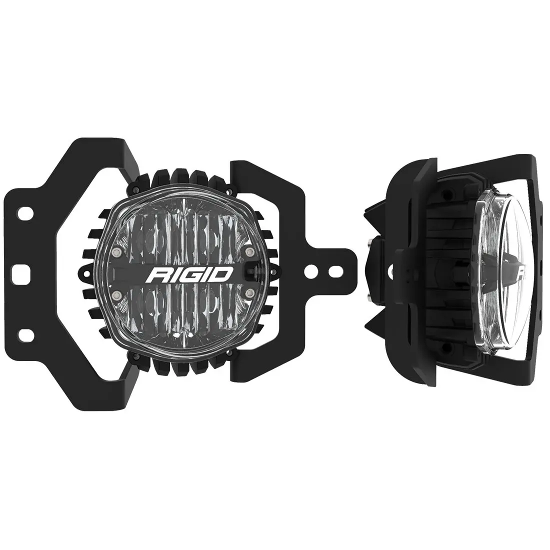 (Discontinued) 2018+ Jeep Jl Sport & Sport S Fog Mount Kit Sae White/Clear 37108 1