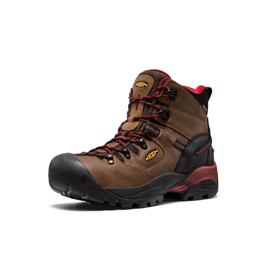 Men's Pittsburgh Energy 6" Waterproof Boot (Carbon Toe) | Bison/Black 3
