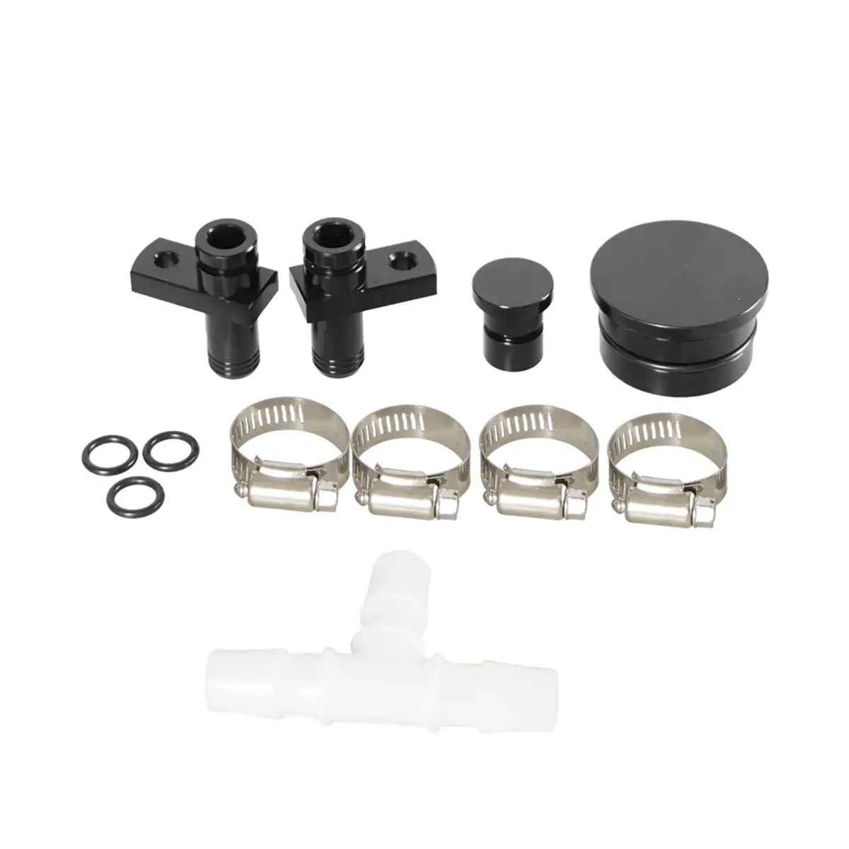 Ccv Pcv Reroute Kit For 2004-2010 Chevrolet Gmc 6.6L Duramax Diesel Turbo Piping Kit 1
