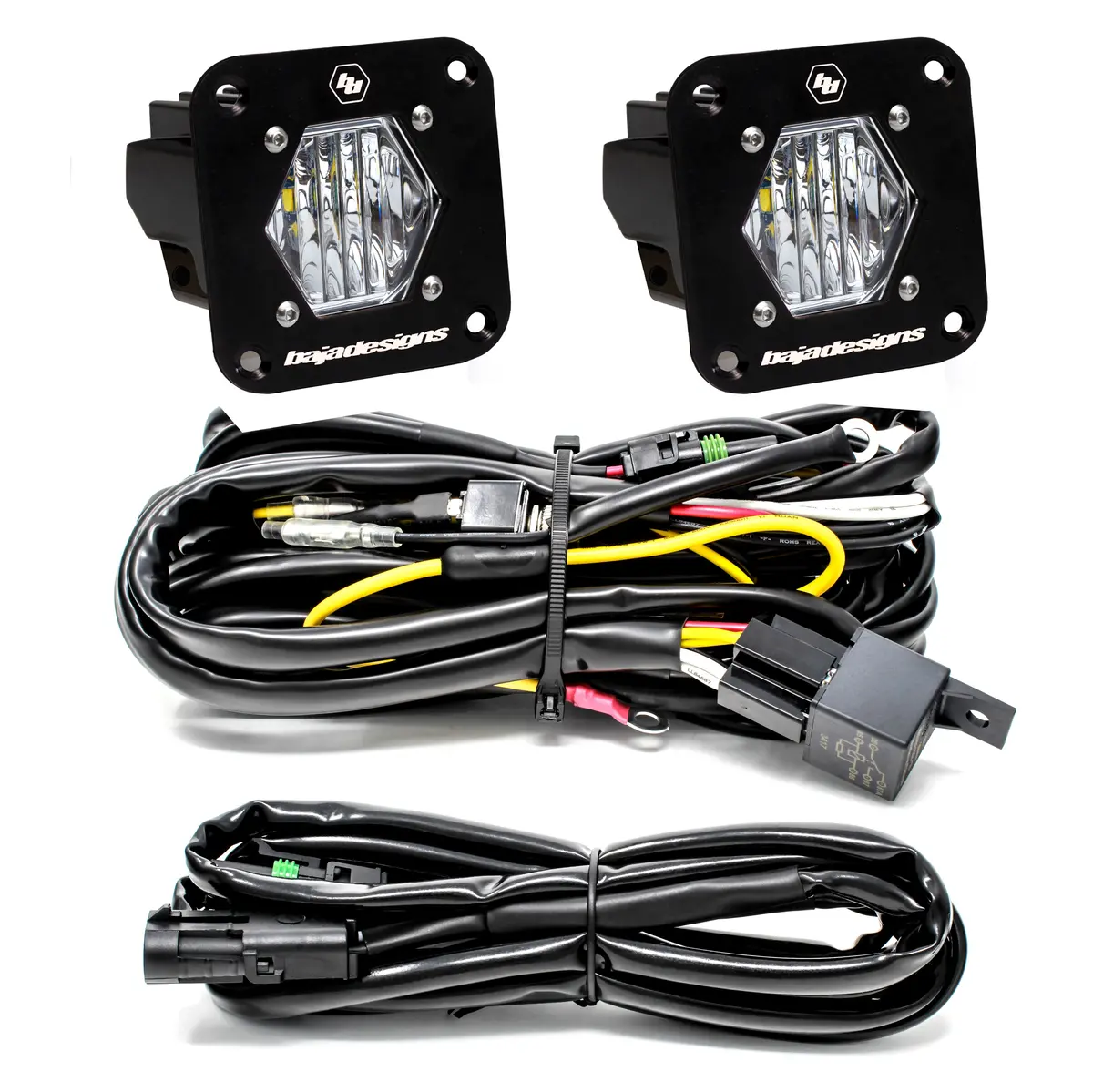 Baja Designs S1 Universal Flush Mount Reverse Led Light Kit 1