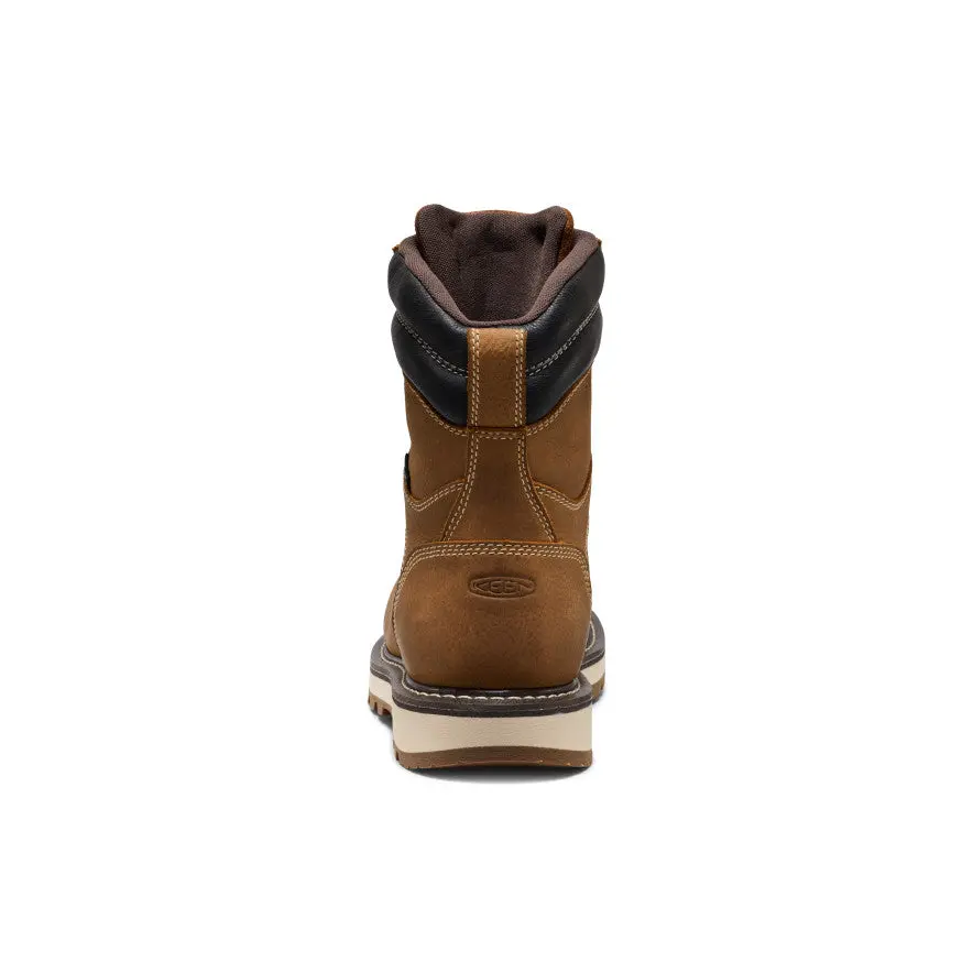 Men's Cincinnati 8" Waterproof 90° Heel Boot (Carbon Toe) | Belgian/Sandshell 5