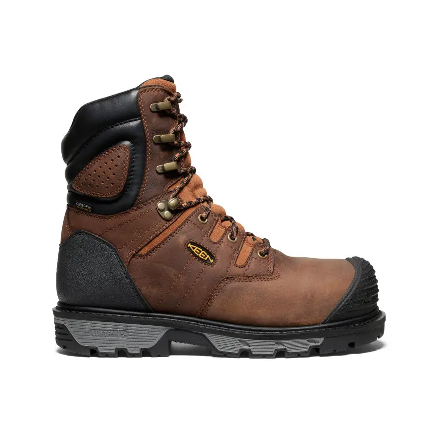 Men's Camden 8" Insulated Waterproof Boot (Carbon Toe)  |  Leather Brown/Black 1