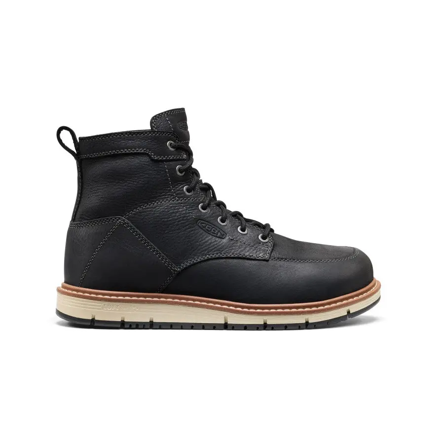 Men's San Jose 6" Boot (Aluminum Toe) | Black/Caramel Cafe 1