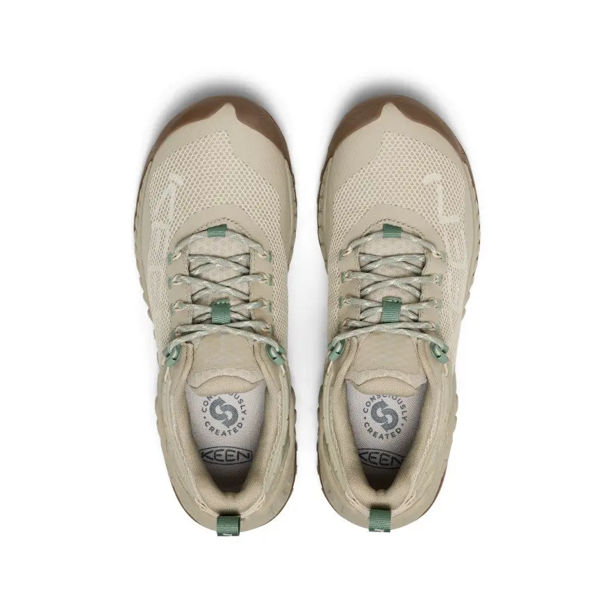 Women's Nxis Evo Waterproof Shoe | Abbey Stone/Iceberg Green 4