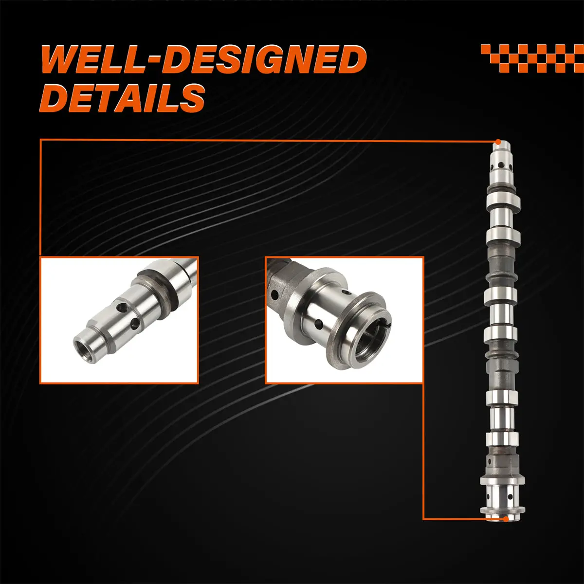 Daysyore Right Side Engine Camshaft 5184378Ag 5184378Af For 2011-2020 Jeep Dodge Chrysler 3.6L(Without Induction Coil) 2