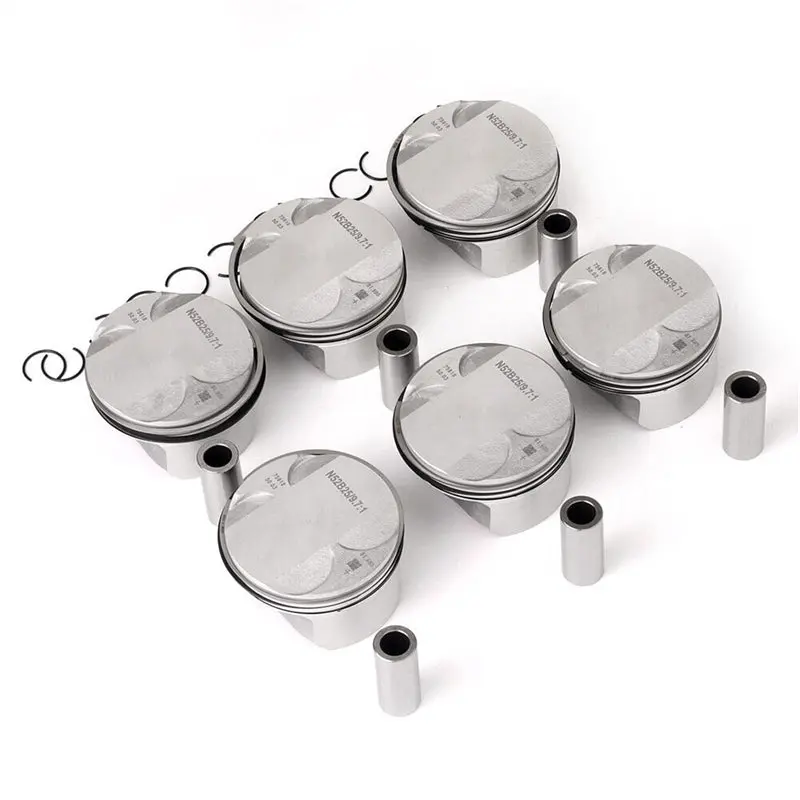 Std Pistons Rings Set 11257561850 For Bmw E60 E90 325I 523I N52b25 (Compression Rate 9.7:1) 1