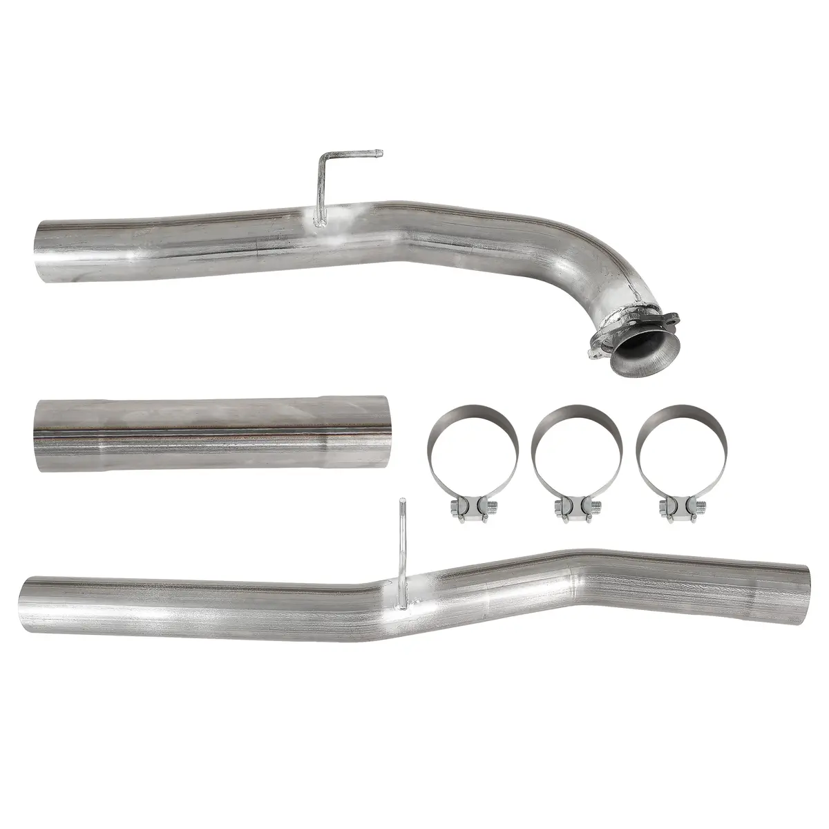 Seguler 4" Dpf & Cat Delete Race Pipe For 2017-2023 6.6L Chevy Gmc Duramax L5p 1