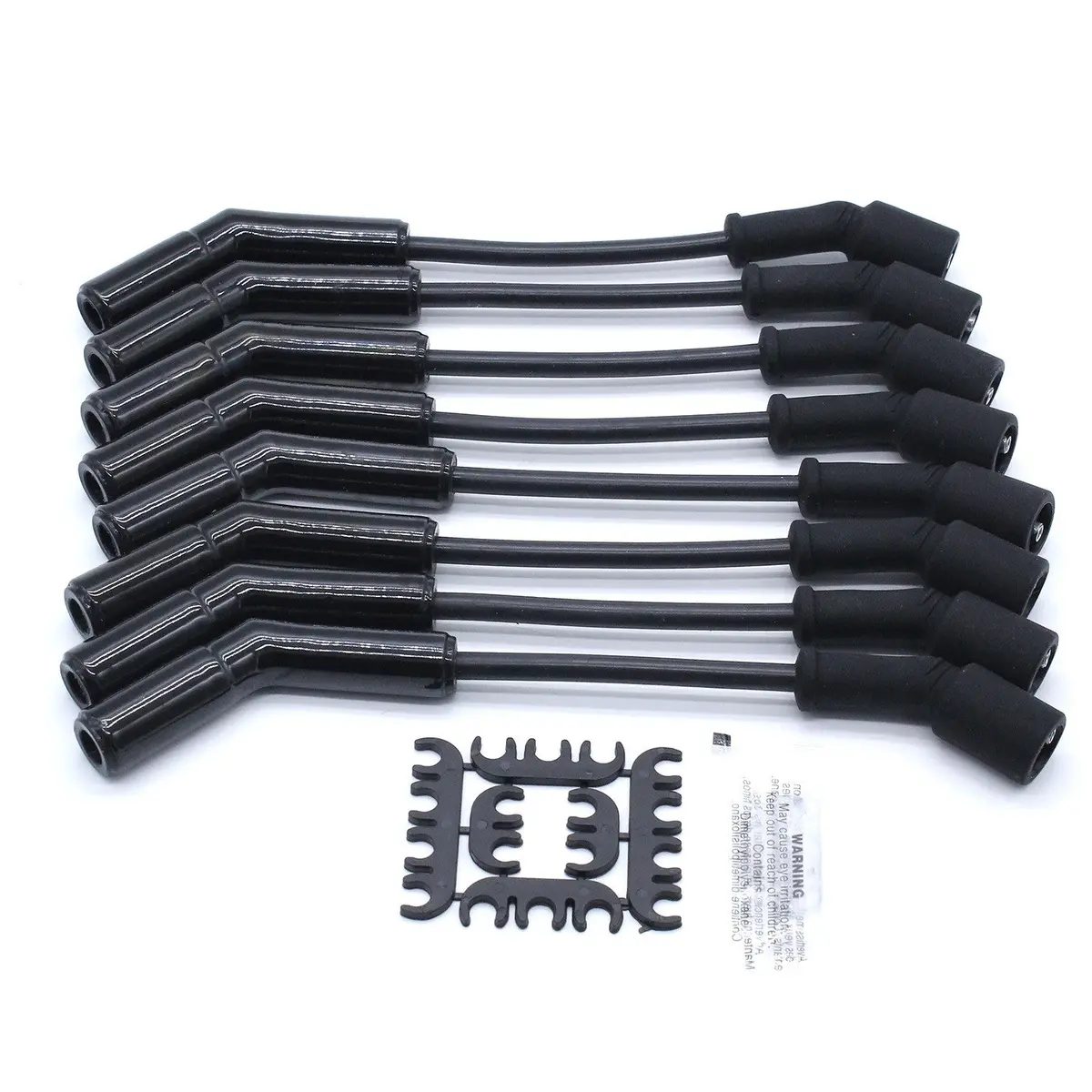 Spark Plug Wire Set 9070Ck Extreme 9000 Ceramic 8Mm Blk 135° For 2005-2011 Gm Ls 1