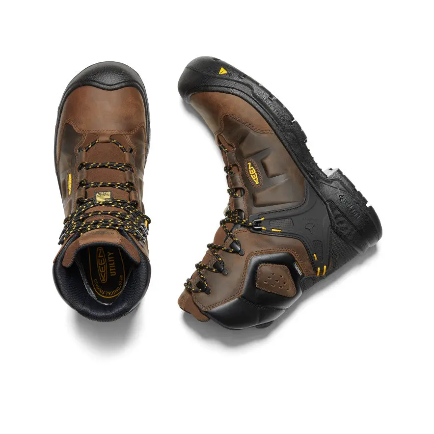 Men's Dover 8" Waterproof Boot (Carbon Toe) | Dark Earth/Black 4
