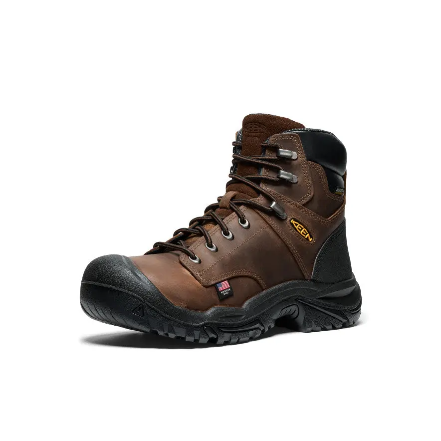 Men's Mt Vernon Ii 6" Waterproof Boot (Steel Toe) | Dark Earth/Black 3