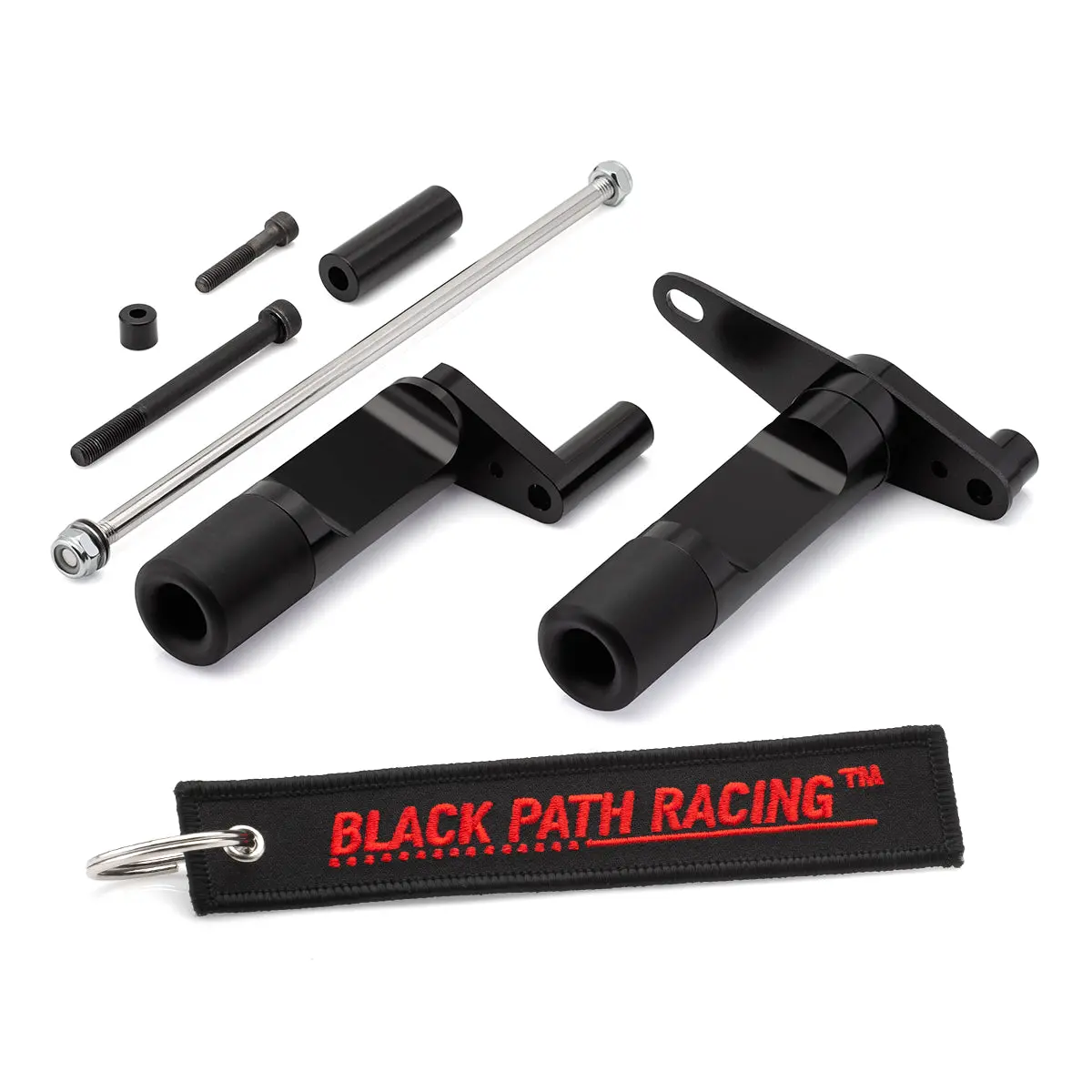 2008-2012 Kawasaki Ninja 250R No Cut Frame Sliders 1