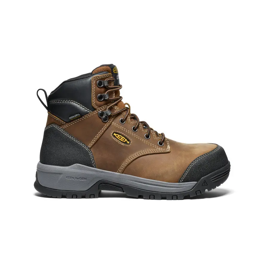 Men's Csa Evanston 6" Waterproof Boot (Carbon Toe)  |  Bison/Black 1
