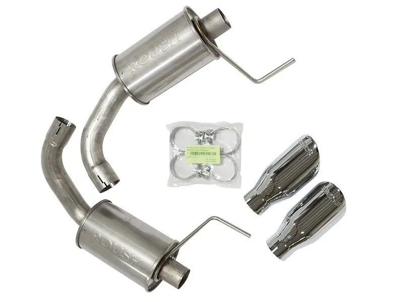 Roush 2015-2017 Mustang 5.0L V8 Exhaust Kit - Round Tip (304Ss) - 421834 1