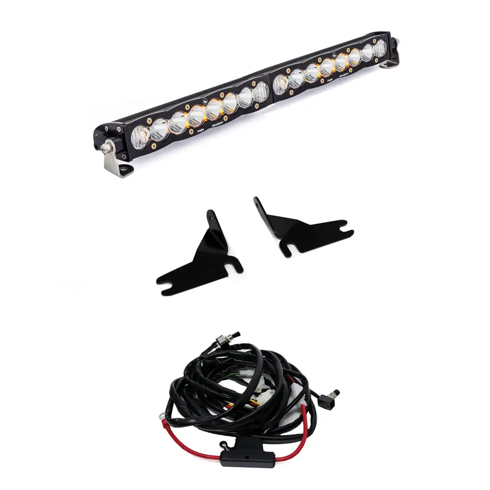 Chevy Silverado 1500 (19-On), S8 Grille Mount, W/ 20" S8 Light Bar 1