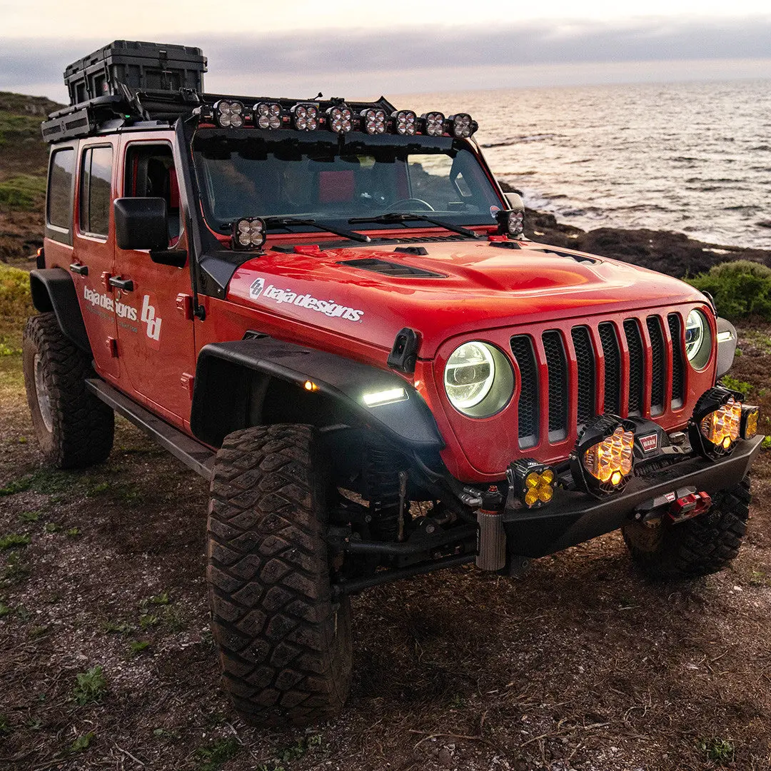 18-24 Jeep Jljt 8Xl Linkable Roof Mount Light Kit - Jeep 2020-24 Gladiator; 2018-24 Wrangler Jl; Note Exc. Rubicon 392, Mojave, 4Xe 2