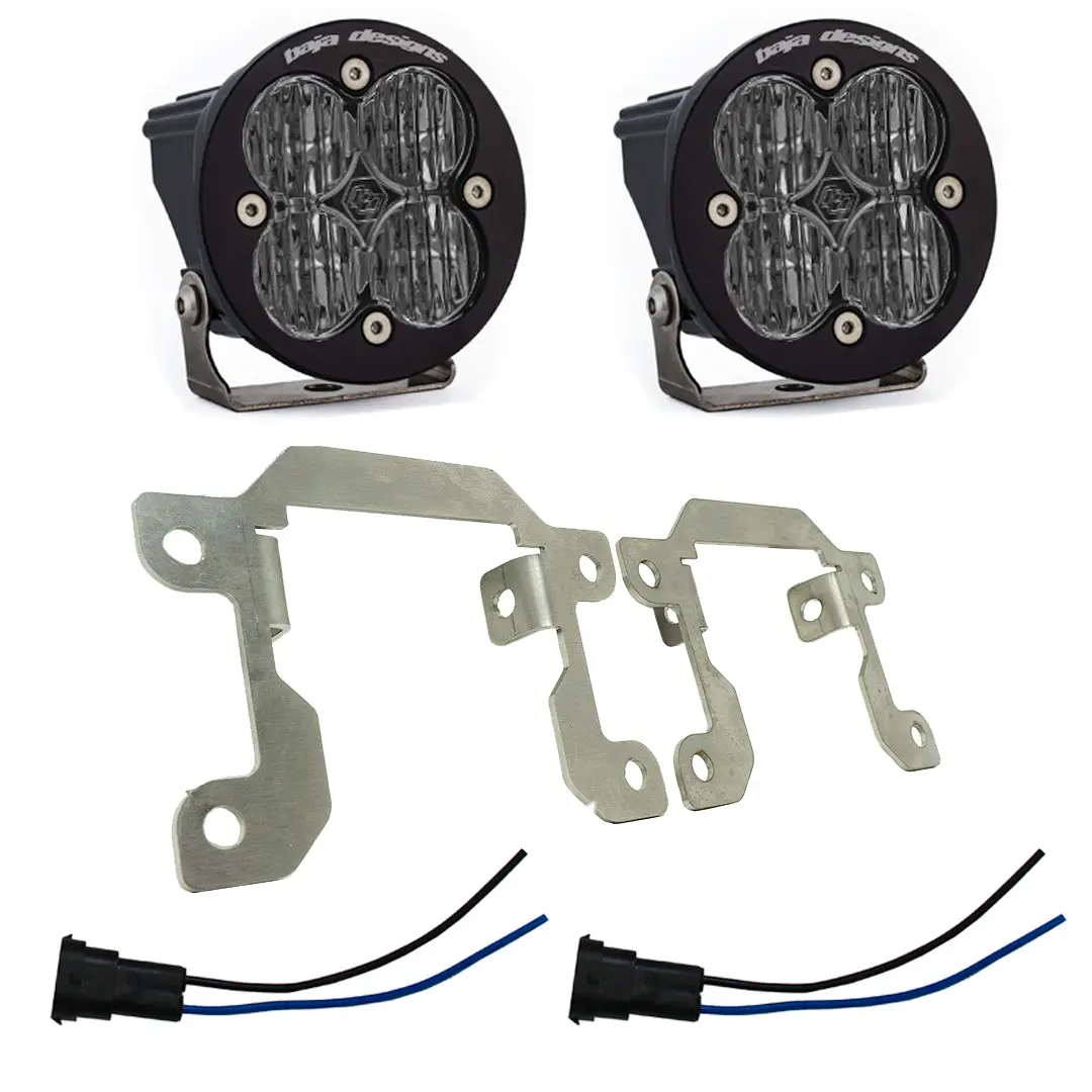Baja Designs Squadron-R Sae Led Light Kit - Fits Ford/Subaru, Mustang, Focus, Fusion, Fiesta, Wrx & More (See Details) (Set) 1