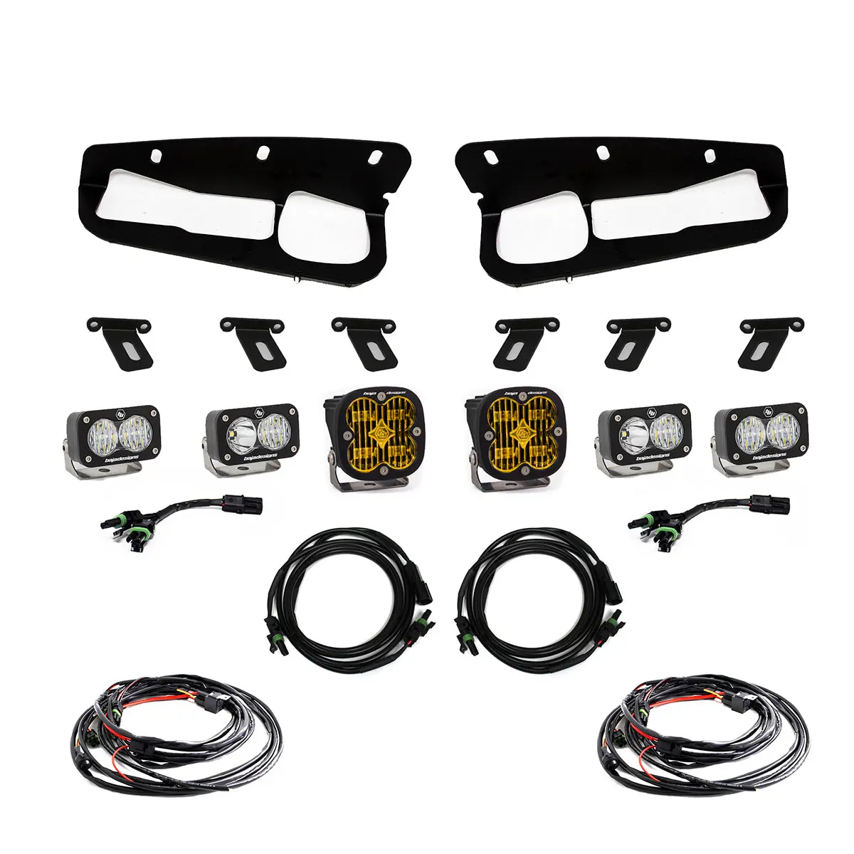 Baja Designs 2021+ Ford Bronco Fog Pocket Kits 1