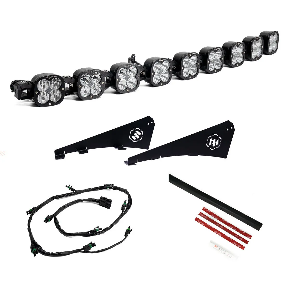 22+ Toyota Tundra 9Xl Linkable Roof Bar Kit - Baja Designs 1