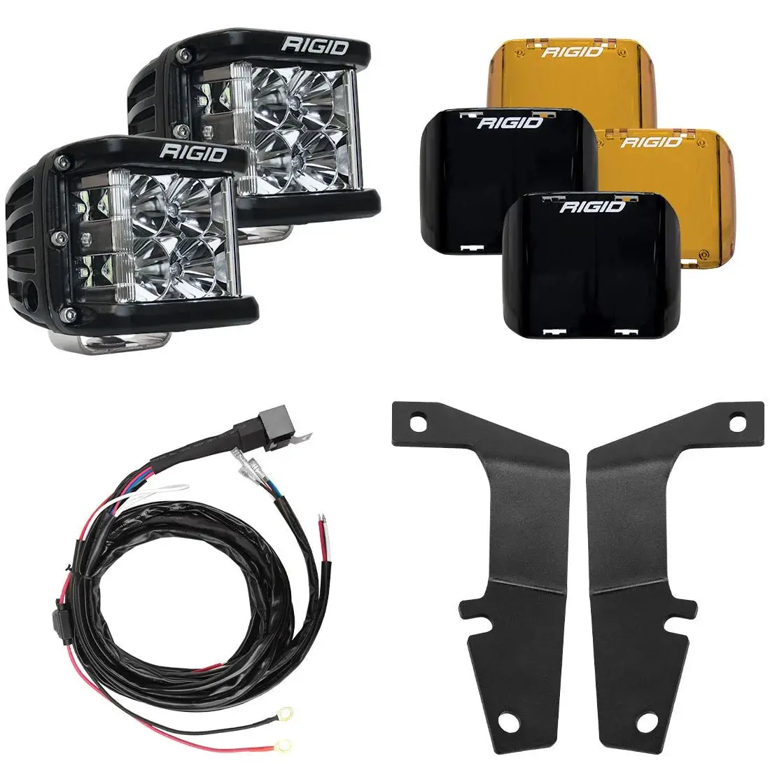 Rigid 2010-2020 Toyota 4Runner A-Pillar Light Kit, Includes D-Ss Flood - 46703 1