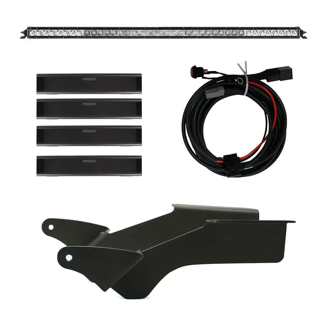 Rigid Industries 2021 Bronco Roof Rack Light Kit With A Sr Spot/Flood Combo Bar Included - 46726 1