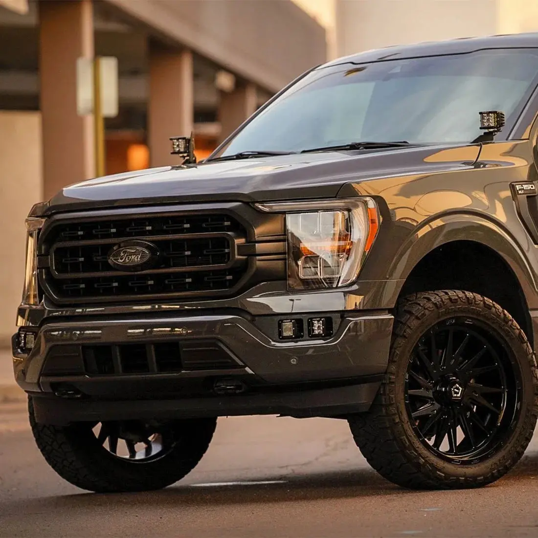 Spv Parts 2021-2023 F-150/Tremor - Rigid Radiance/Scene Rgbw Fog Light Kit W/Amber Backlight - Including Brackets/Harness 5