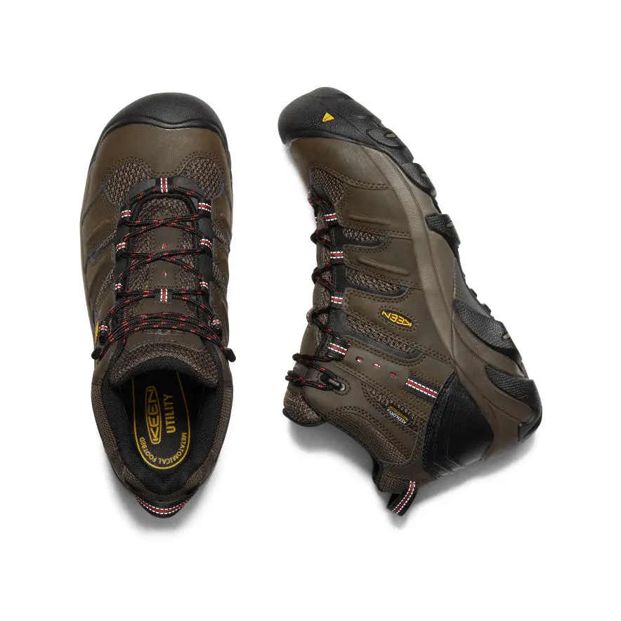 Men's Lansing Mid Waterproof (Steel Toe) | Cascade Brown/Brindle 4