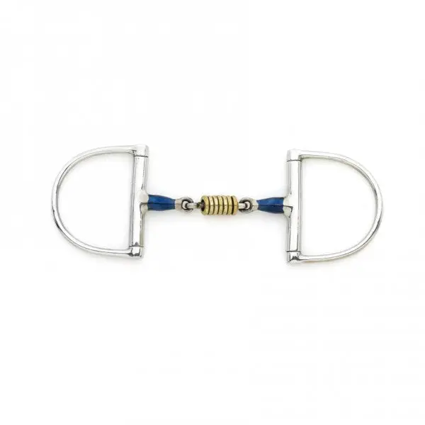 Blue Steel King Dee Double Jointed Mouth With Loose Brass Roller Disks 1