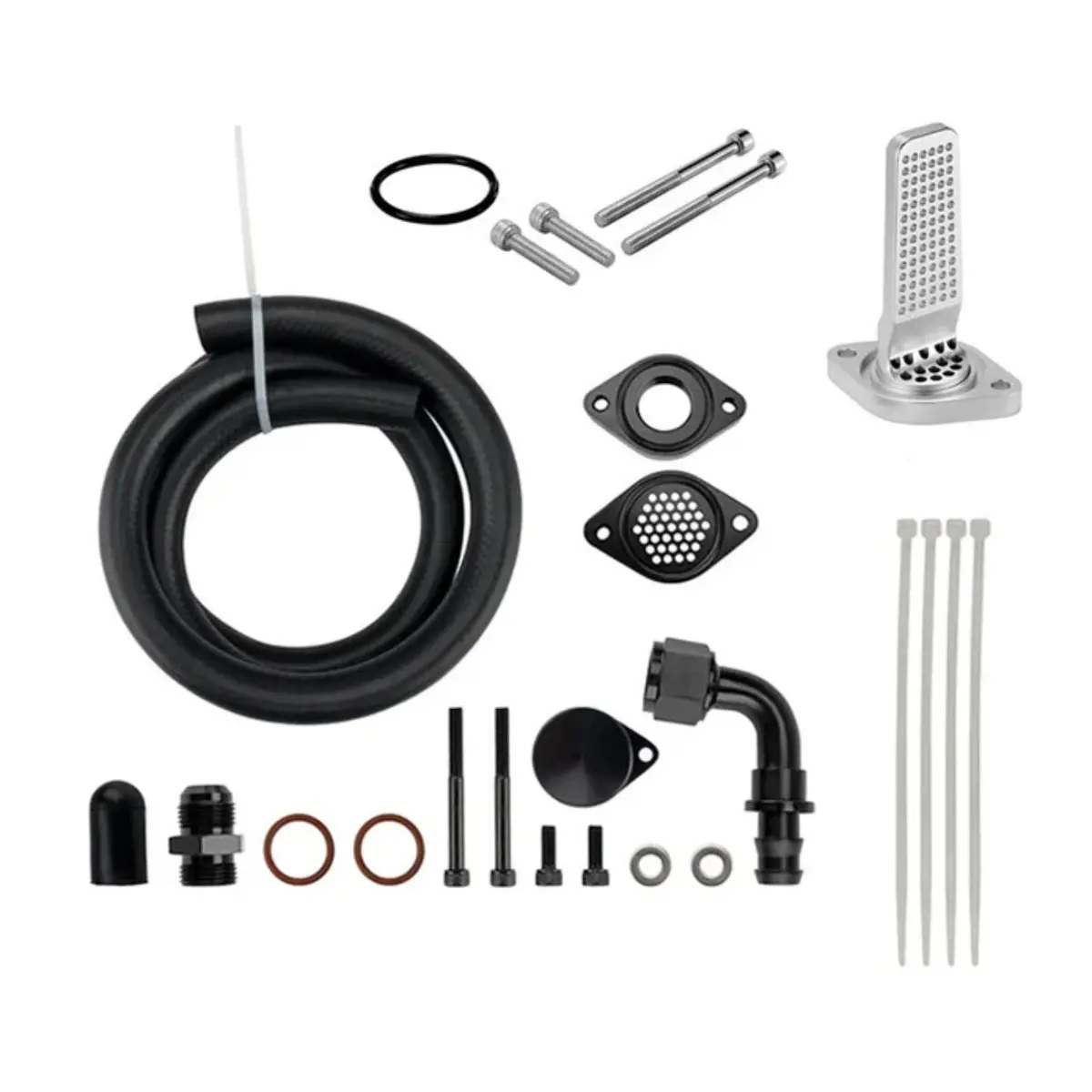 Ccv Pcv Reroute Engine Ventilation Kit For 2011-2023 6.7L Ford Powerstroke 1