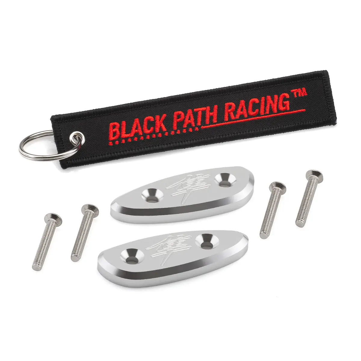 1999-2019 Suzuki Hayabusa Gsx1300r Engraved Kanji Mirror Block Off Plates 1