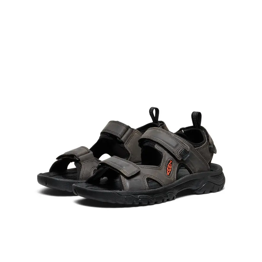 Men's Targhee Iii Open Toe Sandal | Grey/Black 2