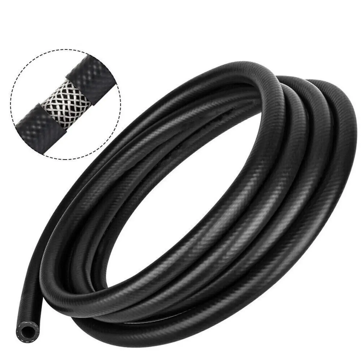 Fuel Line Hose Gas Lines Rubber Nbr Push On Hose 5/32" 1/4" 5/16" 3/8" 1/2" 5/8" 1