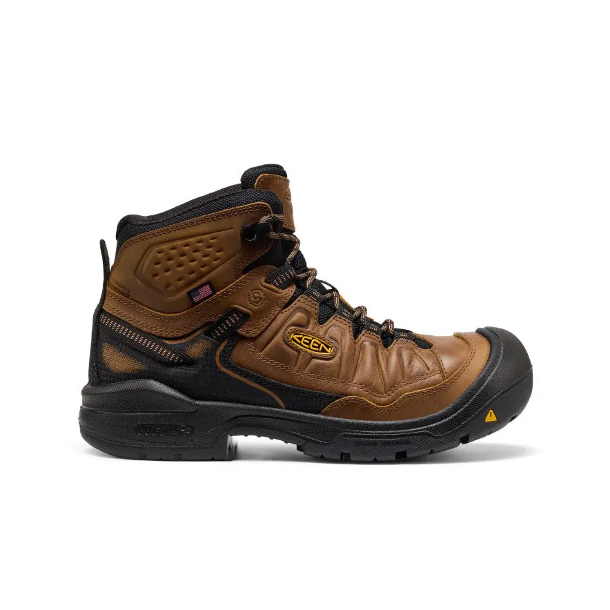 Men's Targhee Iv Waterproof Work Boot (Soft Toe)  |  Belgian/Black 1