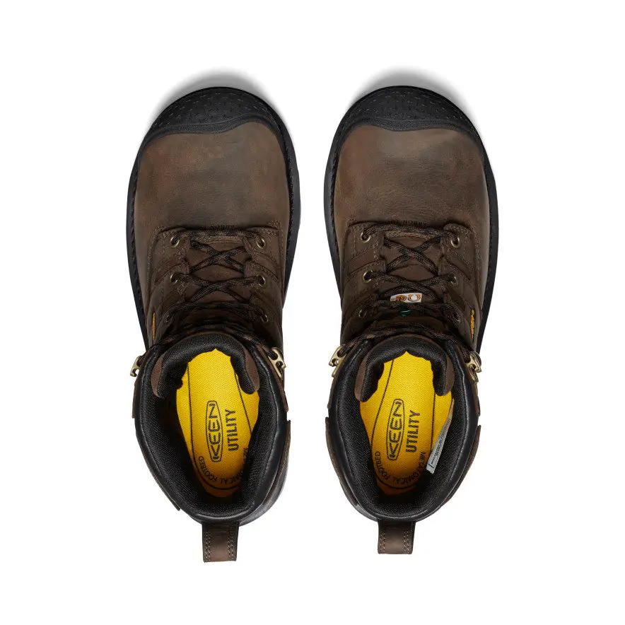 Men's Csa Camden 6" Waterproof Boot (Carbon Toe) | Dark Earth/Black 4