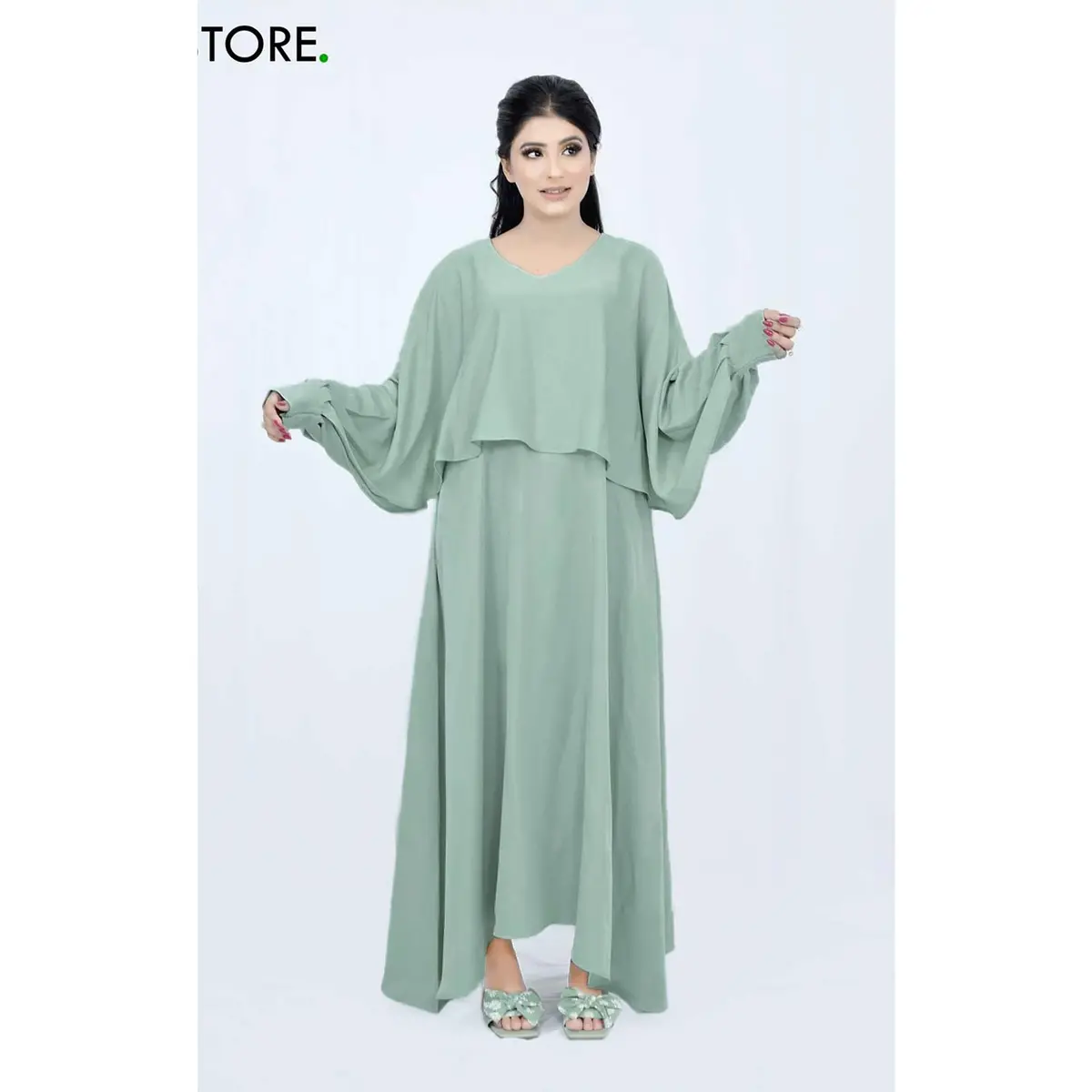 Wavy Maxi Dress (Pastel) 1