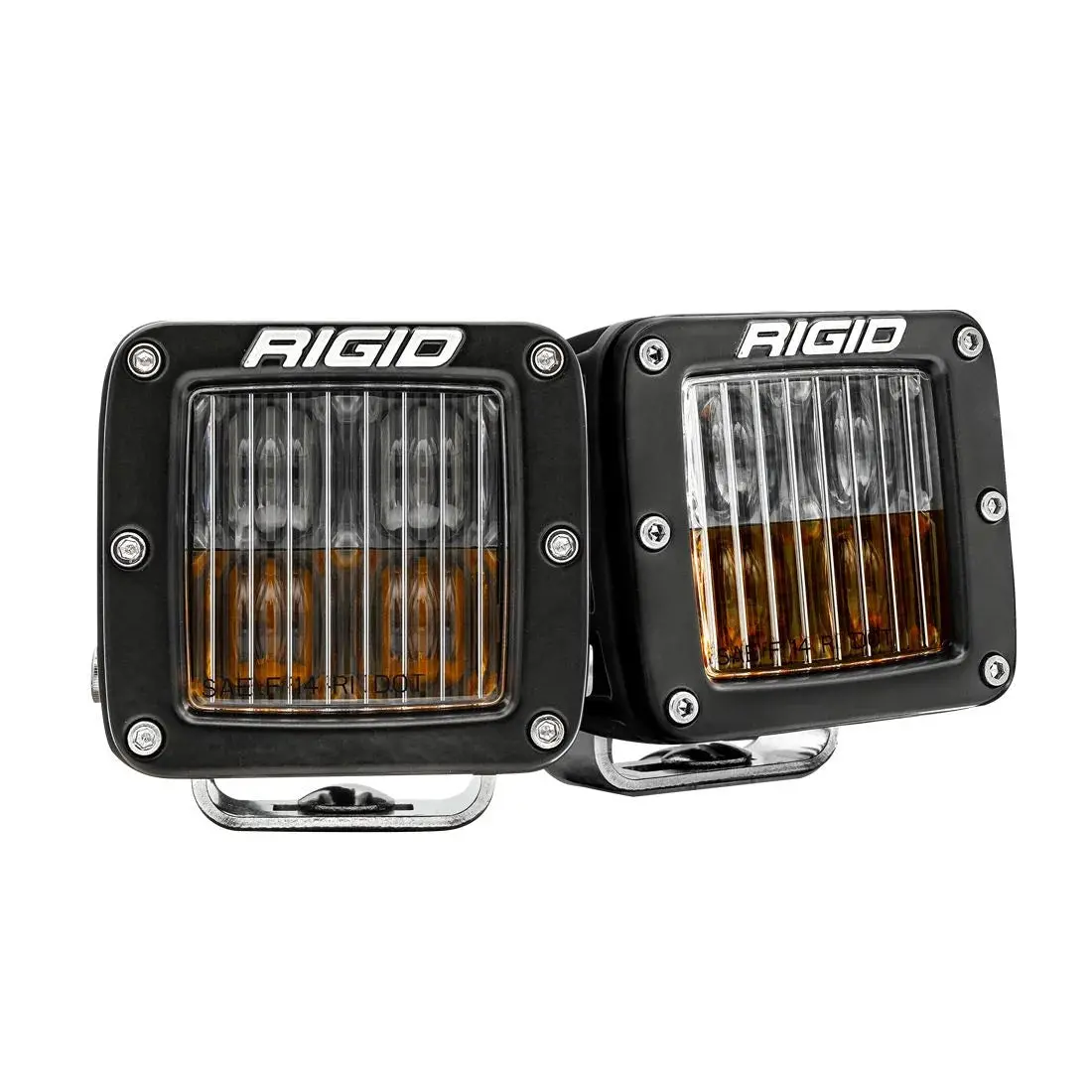 Rigid Industries D-Series Pro Sae Fog Pair Yellow/White Dual (New 2022) #50482 1