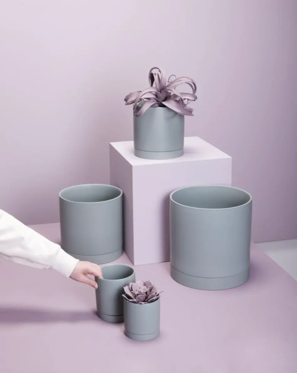 Romey Pot 7", Sage 1