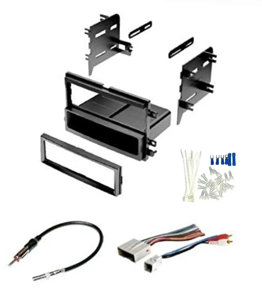Single Din Car Stereo Dash Kit For 2004-2008 F-150, 2005-2010 Super Duty F-250/350/450/550 1