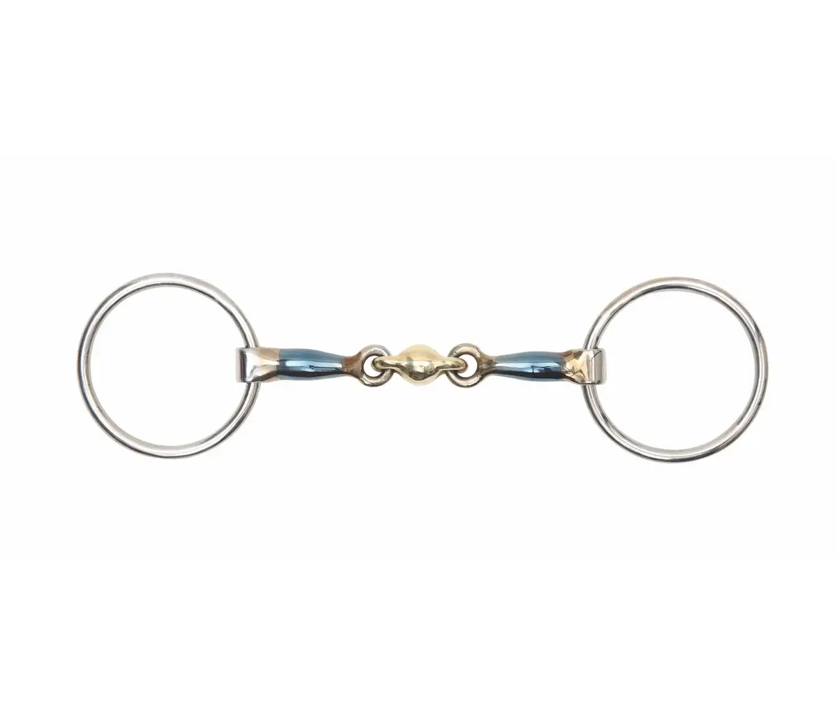 Shires Blue Sweet Iron Loose Ring With Lozenge Bit 1