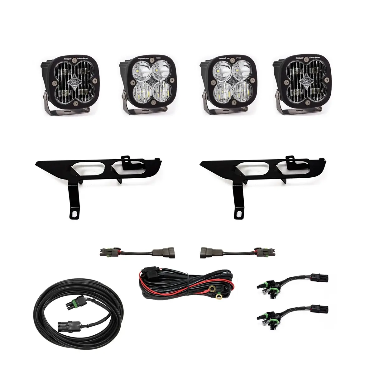 2021-2023 Ford F-150 Baja Designs Squadron Sae/Pro Fog Pocket Light Kit 2