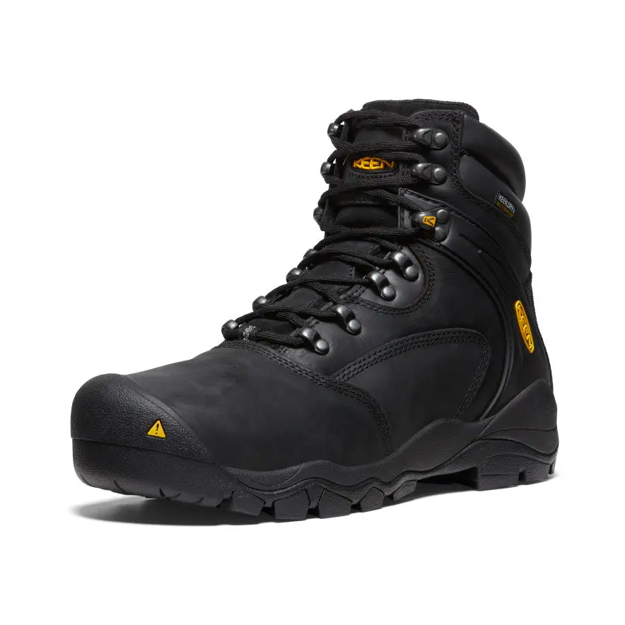 Men's Louisville 6" Waterproof Boot (Steel Toe) | Black 3