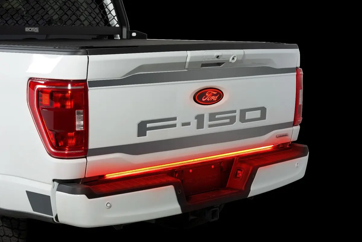 Putco Blade 2021-2025 Ford F-150 & Raptor Direct Fit Kit (Plug N Play) Red/White 1