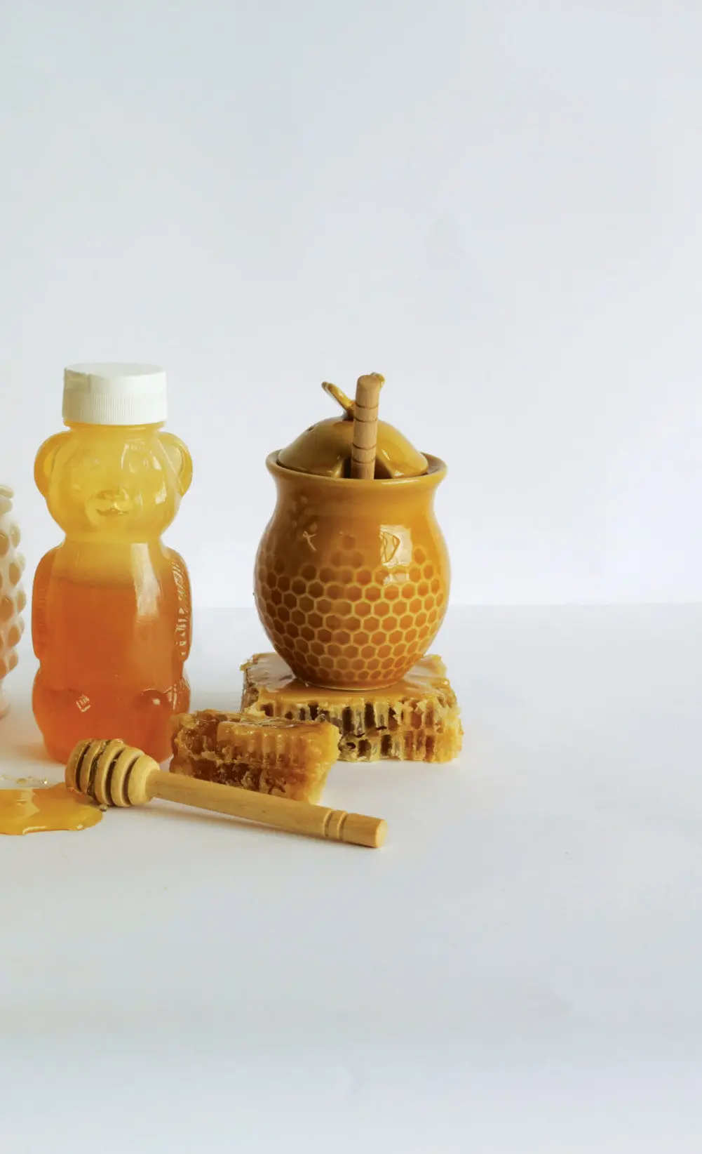 Honey Jar With Honey Dipper, Set Of 2 1